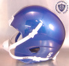 Metallic Royal Schutt XP Mini Football Helmet Shell